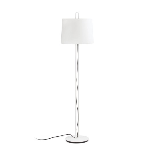 Lampara de pie Montreal blanco+beige Faro